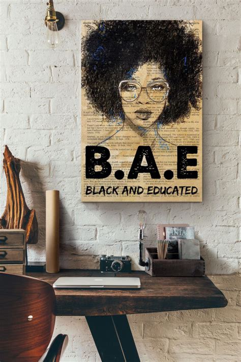Afro Bae Black And Educated Dictionary Poster Daymira Wear For