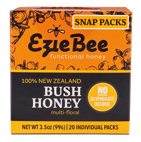 Ezie Bee Bush Honey Snap Packs Buy Now