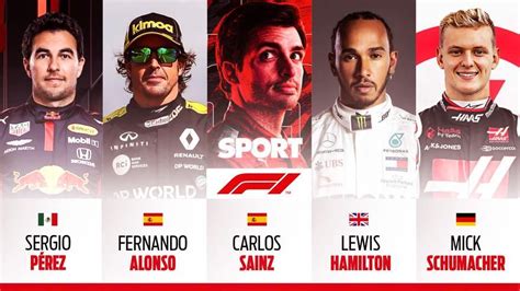 Todos Los Pilotos Del Mundial De Fórmula 1 2021