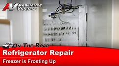 Refrigerator Repair - Frosting up in freezer not cooling - Admiral RSCA207AAM