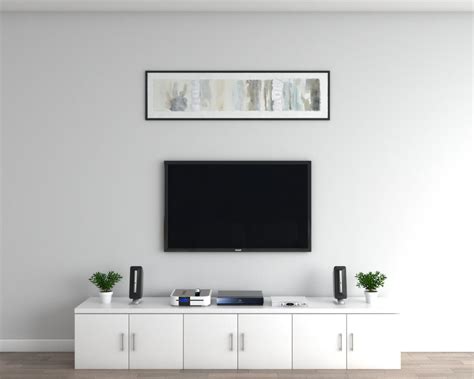 Make the art grouping about the same size as the fireplace opening. 9 Best Above TV Decor Ideas | Decorating Above TV - roomdsign.com