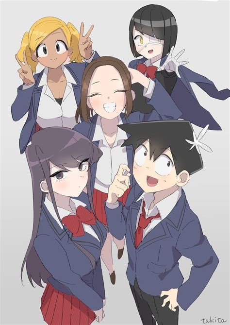 The Whole Squad Komisan Cute Anime Character Kawaii Anime Anime