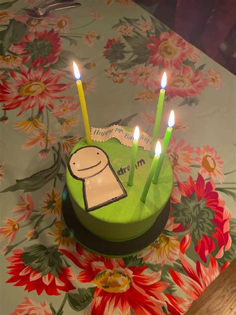 Dream Mcyt Birthday Cake Bday Party Theme Cake Designs Birthday