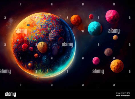 Solar System Planets White Background Hi Res Stock Photography And