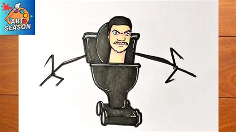 how to draw claw toilet from skibidi toilet youtube