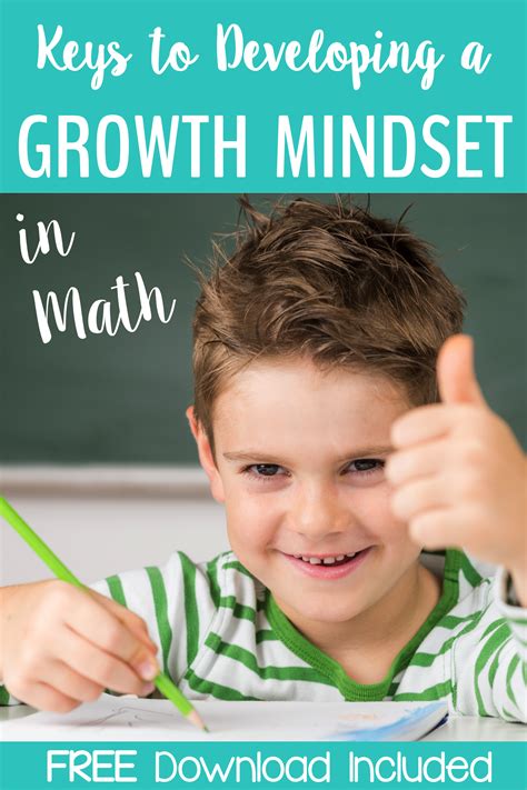 Keys To Developing A Growth Mindset In Math Primary Flourish Growth