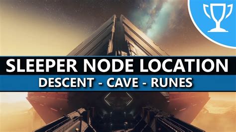Destiny 2 Descent Cave Runes Sleeper Node Location Youtube