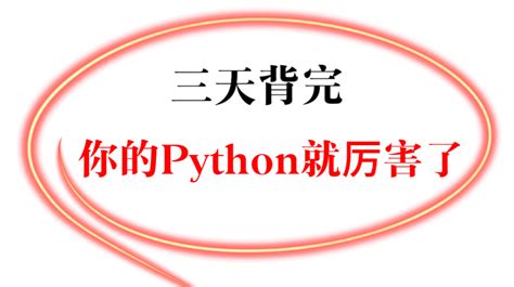 入门必备python背记手册快速掌握编程语言 哔哩哔哩