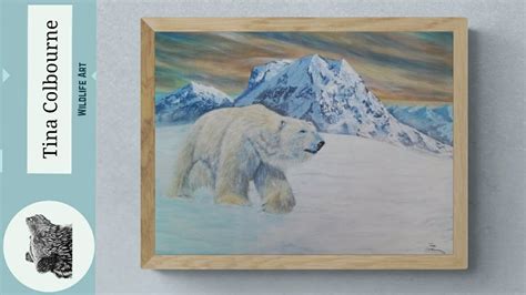 Polar Bear Painting In Acrylics Time Lapse Slideshow Youtube