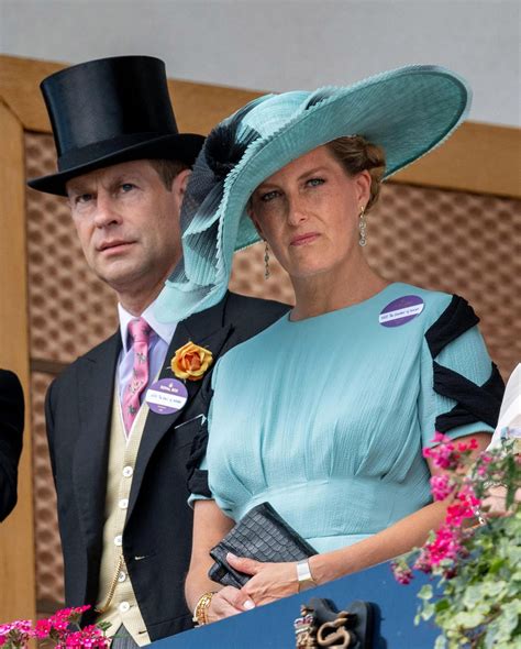 the count and countess of wessex also attended for the second day in a row royal ascot lady