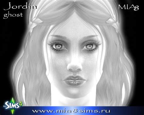 Mia8 Jordin Ghost Sims 4 Downloads Подводка для глаз Тени Брови