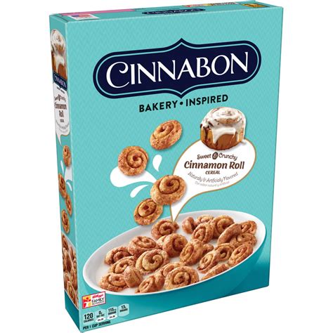 Kelloggs Cinnabon Breakfast Cereal Cinnamon Roll 9 Oz