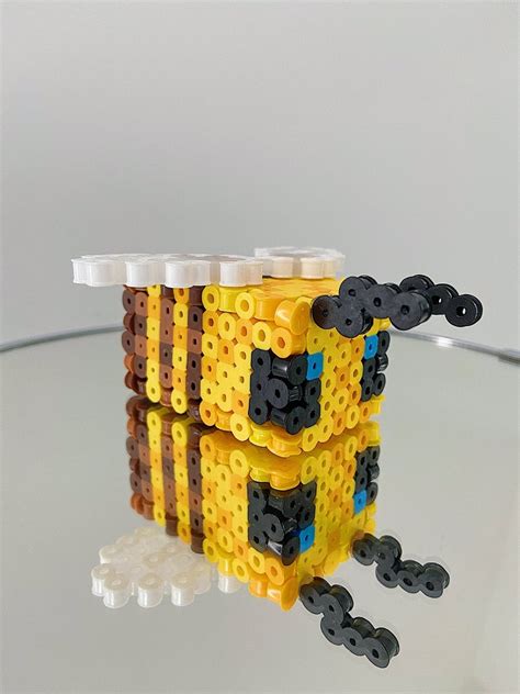 Minecraft Bee bumblebee cute minecraft toy perler bead bee | Etsy