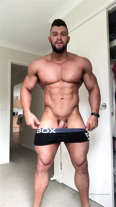 Aussie Beefy Bodybuilder Nath Wyld Teasing Gay Porn XHamster