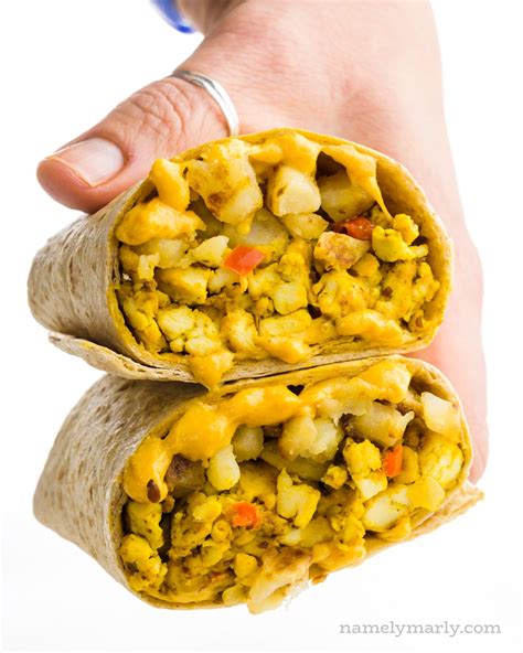 vegan breakfast burrito namely marly