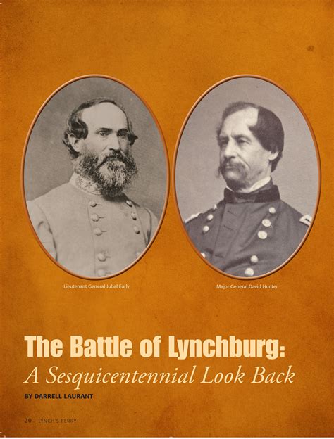 Lynchs Ferry Magazine A Journal Of Lynchburg History The Battle Of