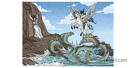 Andromeda And Sea Monster Greek Mythology Perseus Medusa Ks2