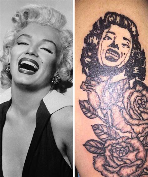20 Tatouages Ridicules Et Moches 7 Marilyn Monroe Pire Tatouage