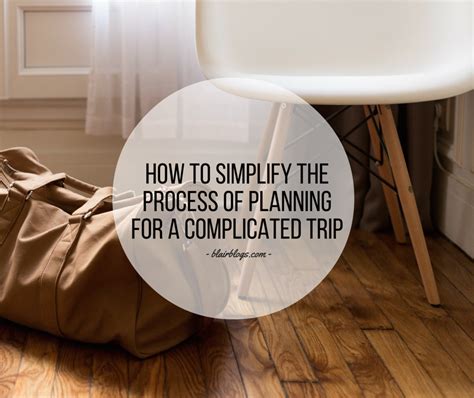 How To Simplify Planning For A Complicated Trip Ep09 Simplify