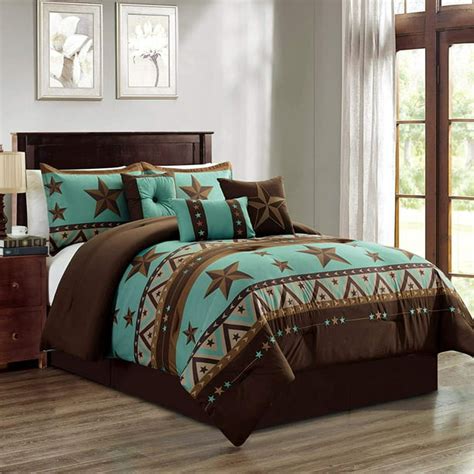 Sapphire Home 7 Piece King Comforter Set With Shams Bedskirt Cushions