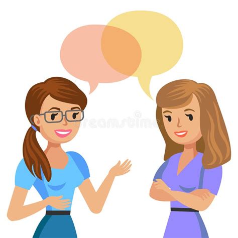 Women Talking Stock Vector Illustration Of Lifestyle 32818667