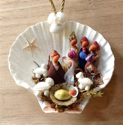 Seashell Nativity Ornament Sea Things Ventura