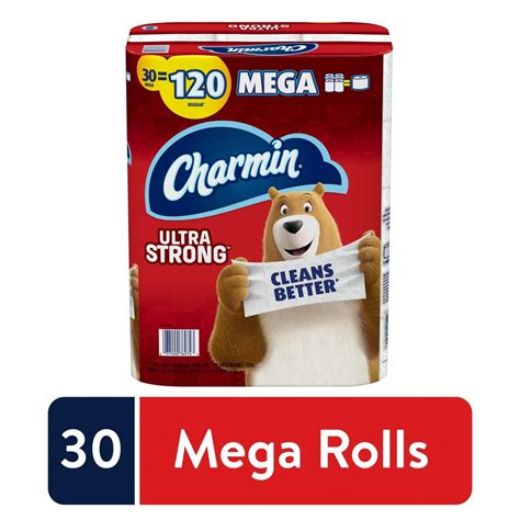 Charmin Ultra Strong Toilet Paper 30 Mega Roll 264 Sheets Per Roll