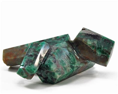 Emerald In Matrix 515 Inch 4063 Gr Freeform Polished Natural Crystal