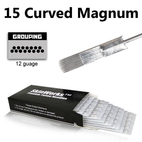 Tattoo Needles 15 Curved Magnum Needles 50 Pack