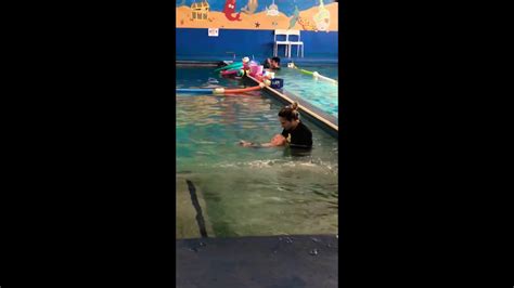 Olivers First Day Of Swim Class Youtube