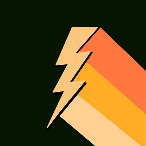 Retro Lightning Bolt Lightning Bolt Art Lightning Bolt Images