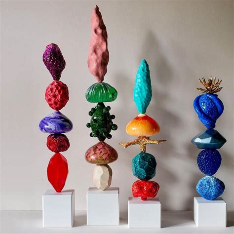 New Totems In Cast Resin Gilt Bronze And The Usual Painted Clay Available On The Website Now