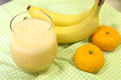 Recipe Mandarin Oranges And Bananas Smoothie Easy To Drink For