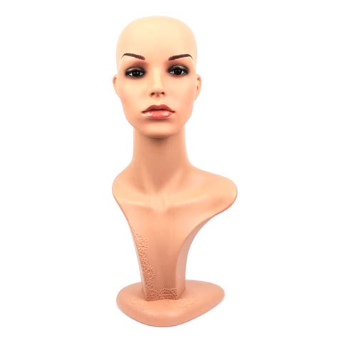High Quality Pe Realistic Female Mannequin Dummy Head Manikinhead