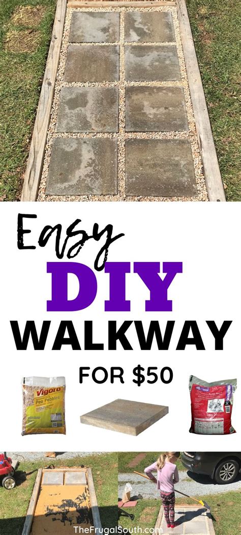 An Easy Diy Walk Way For 50 With Instructions To Make It In Minutes