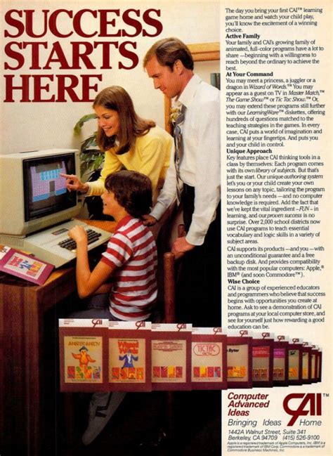22 fascinating vintage computer ads for families from the 1980s ~ vintage everyday