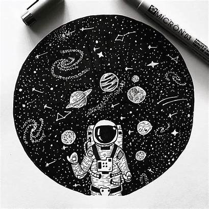 Record Drawing Painted Records Vinyl Space Drawings