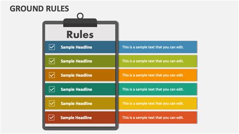 Ground Rules Powerpoint Presentation Slides Ppt Template