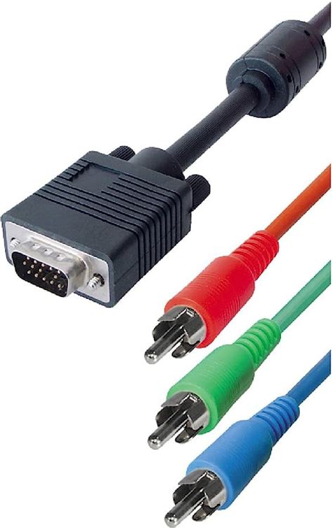 Vga Rgb Adapter Cable 3 M Vga To Cinch Uk Electronics