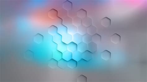Download Wallpaper 2560x1440 White Polygon Hexagons Texture Abstract
