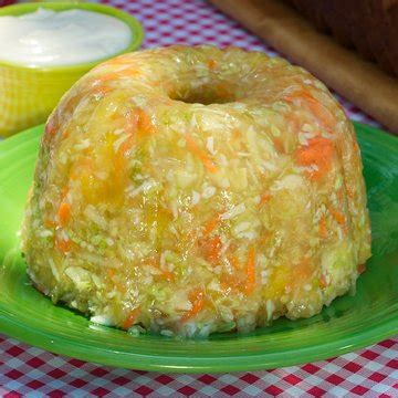This classic side dish is a beautiful addition to a special meal and only takes minutes to prepare! Old school Thanksgiving molded salad. | Green jello salad, Congealed salad, Jello recipes