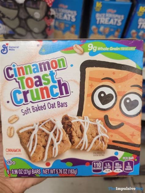 A Box Of Cinnamon Toast Crunch Soft Baked Oat Bars