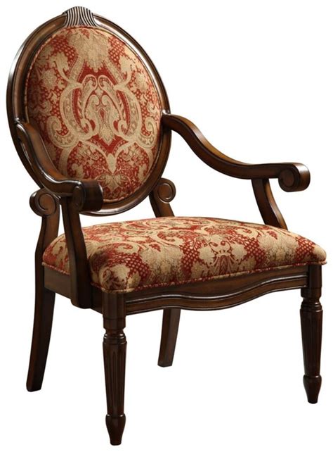 Burgundy Accent Chair 