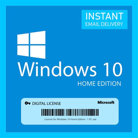 Windows 10 Home License Key And Activation Key Windows 10 Home Product