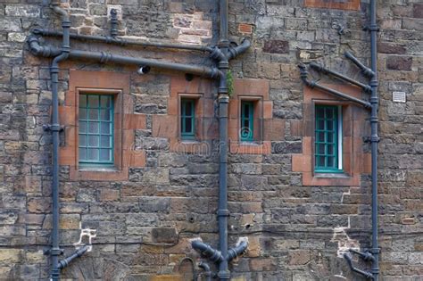 External Plumbing In Dean Village Editorial Photo Image Of Front