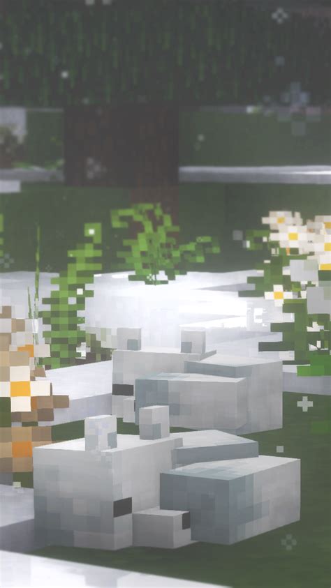 Cute Fox Wallpapers 🦊🤍 Minecraft Aesthetic