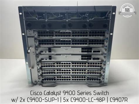 Cisco Catalyst 9400 Series Switch W 2x C9400 Sup 1 5x C9400 Lc 48p