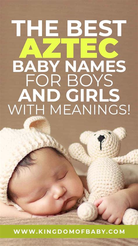 The Best Aztec Baby Names For Boys And Girls With Meanings Baby