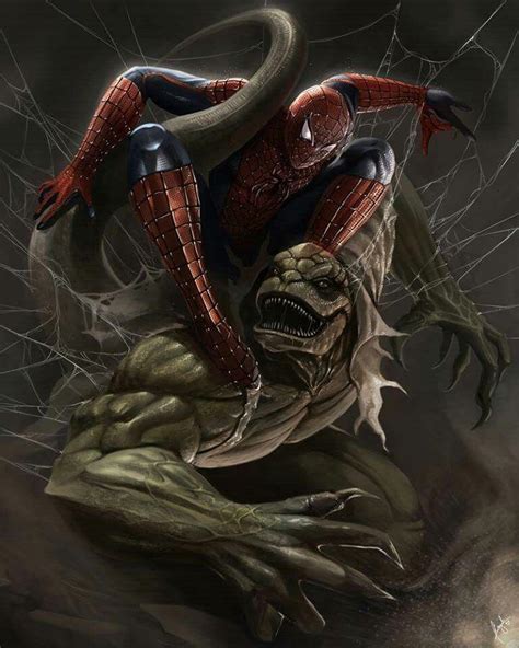 Spider Man Vs Lizard By Brandonallen1213 On Deviantart