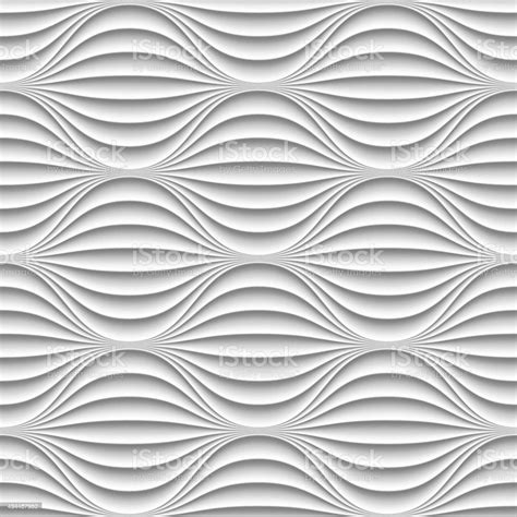 White Panel Wavy Seamless Texture Stock Illustration Download Image